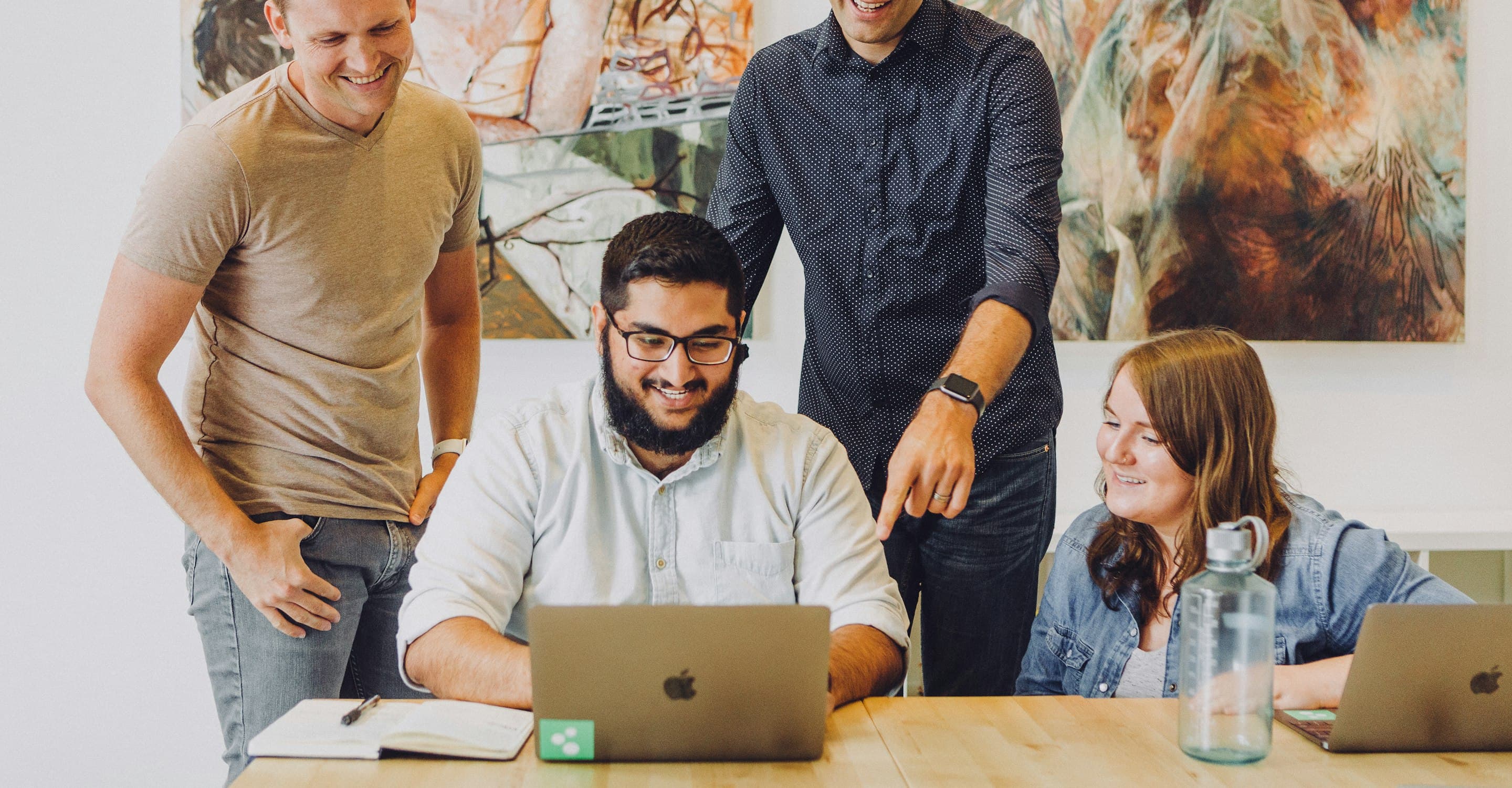 Creative workspace with digital design tools and resources